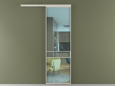 Перегородка Формато вдоль стены 1 створка