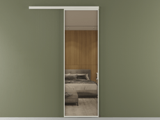 Перегородка Формато вдоль стены 1 створка