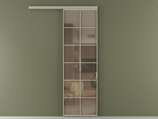 Перегородка Формато вдоль стены 1 створка