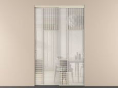 Перегородка Mosaic внутри проёма 2 створки