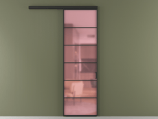 Перегородка Formato вдоль стены 1 створка