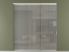 Перегородка Формато внутри проёма 3 створки с синхронным механизмом