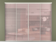 Перегородка Formato внутри проёма 4 створки