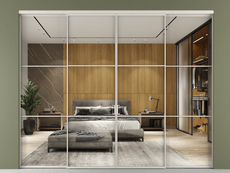 Перегородка Formato внутри проёма 4 створки