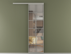 Перегородка Формато вдоль стены 1 створка