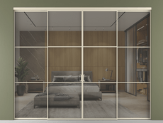 Перегородка Формато внутри проёма 4 створки