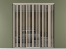 Перегородка Формато внутри проёма 3 створки