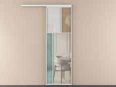 Перегородка Мозаик вдоль стены 1 створка