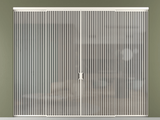 Перегородка Формато внутри проёма 4 створки