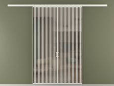 Перегородка Formato вдоль стены 2 створки