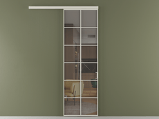 Перегородка Формато вдоль стены 1 створка