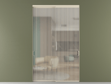 Перегородка Формато внутри проёма 2 створки