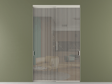 Перегородка Formato внутри проёма 2 створки