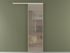 Перегородка Formato вдоль стены 1 створка