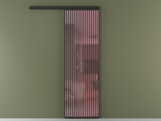 Перегородка Formato вдоль стены 1 створка