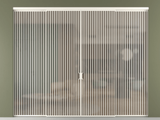 Перегородка Formato внутри проёма 4 створки