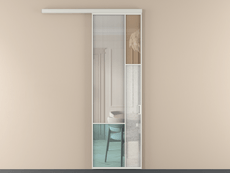 Перегородка Mosaic вдоль стены 1 створка