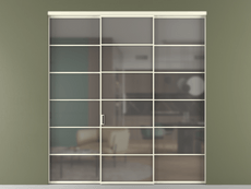 Перегородка Формато внутри проёма 3 створки