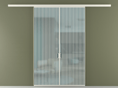 Перегородка Формато вдоль стены 2 створки