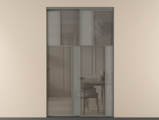 Перегородка Мозаик внутри проёма 2 створки