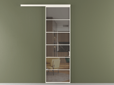 Перегородка Формато вдоль стены 1 створка