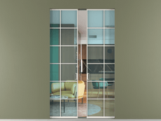 Перегородка Формато скрытый пенал 2 створки