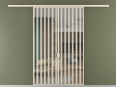 Перегородка Формато вдоль стены 2 створки