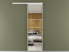 Перегородка Формато вдоль стены 1 створка