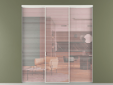 Перегородка Формато внутри проёма 3 створки