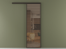 Перегородка Formato вдоль стены 1 створка