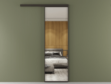 Перегородка Formato вдоль стены 1 створка