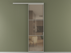 Перегородка Formato вдоль стены одностворчатая