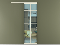 Перегородка Формато вдоль стены 1 створка