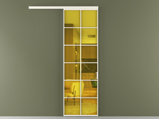 Перегородка Формато вдоль стены 1 створка