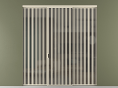 Перегородка Formato внутри проёма 3 створки