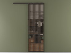 Перегородка Formato вдоль стены 1 створка