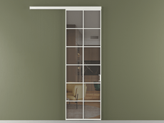 Перегородка Formato вдоль стены 1 створка