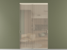 Перегородка Formato внутри проёма двустворчатая