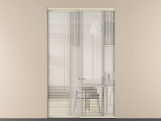 Перегородка Mosaic внутри проёма 2 створки