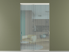 Перегородка Formato внутри проёма 2 створки