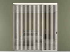 Перегородка Формато внутри проёма 3 створки с синхронным механизмом