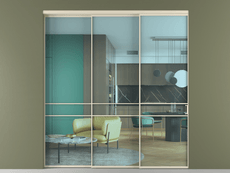 Перегородка Formato внутри проёма телескопик синхро 2