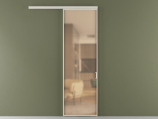 Перегородка Формато вдоль стены 1 створка