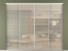 Перегородка Формато внутри проёма 4 створки