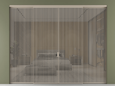 Перегородка Формато внутри проёма 4 створки