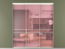 Перегородка Formato внутри проёма 3 створки