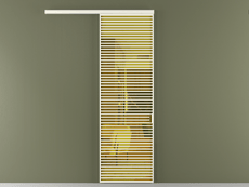 Перегородка Формато вдоль стены 1 створка