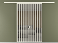 Перегородка Formato вдоль стены 2 створки