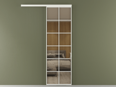 Перегородка Формато вдоль стены 1 створка