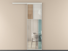 Перегородка Mosaic вдоль стены 1 створка